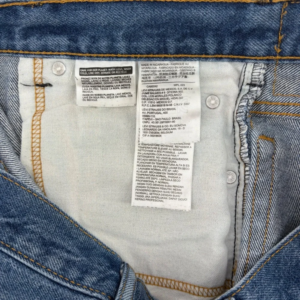 Levis 517 Mens Bootcut Jeans Blue Denim Medium Wash W36 (Fits 35x29